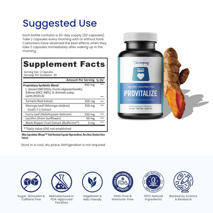 Provitalize Best Natural Menopause Probiotic